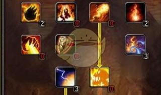 魔兽80火法天赋加点